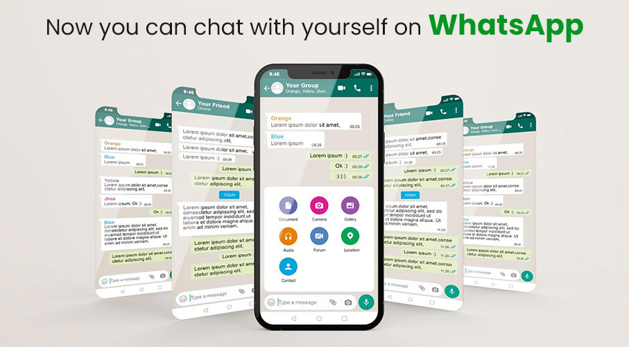 Now you can chat with yourself on WhatsApp