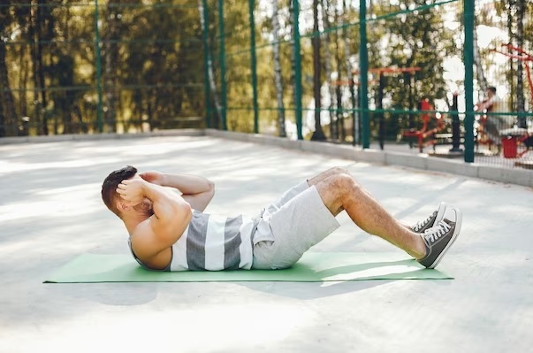Crunches exercise help to lose belly fat